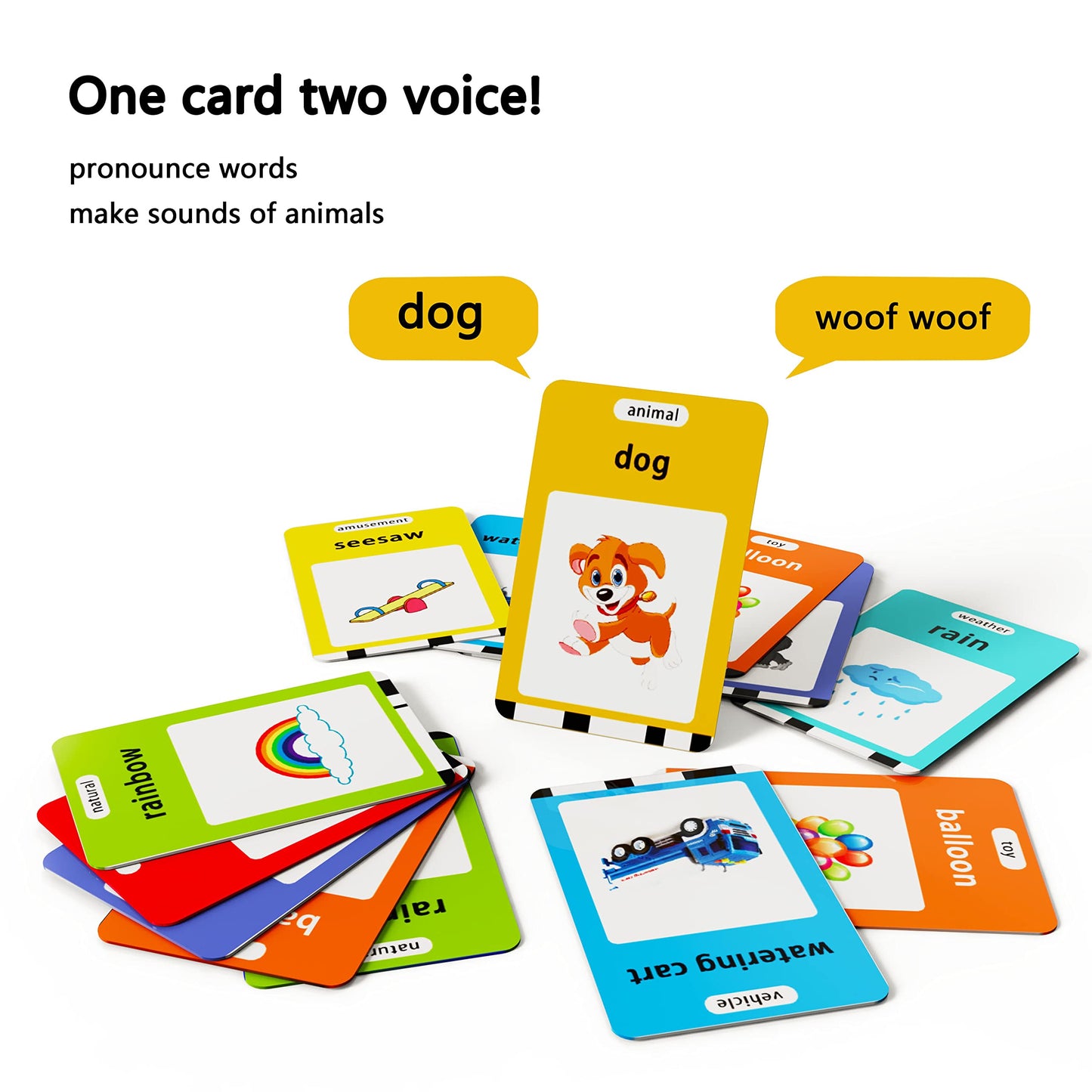 Lapare Audible Learning Toy with Music — 520 Sight Words Flash Cards for Toddlers (Ages 1-5)