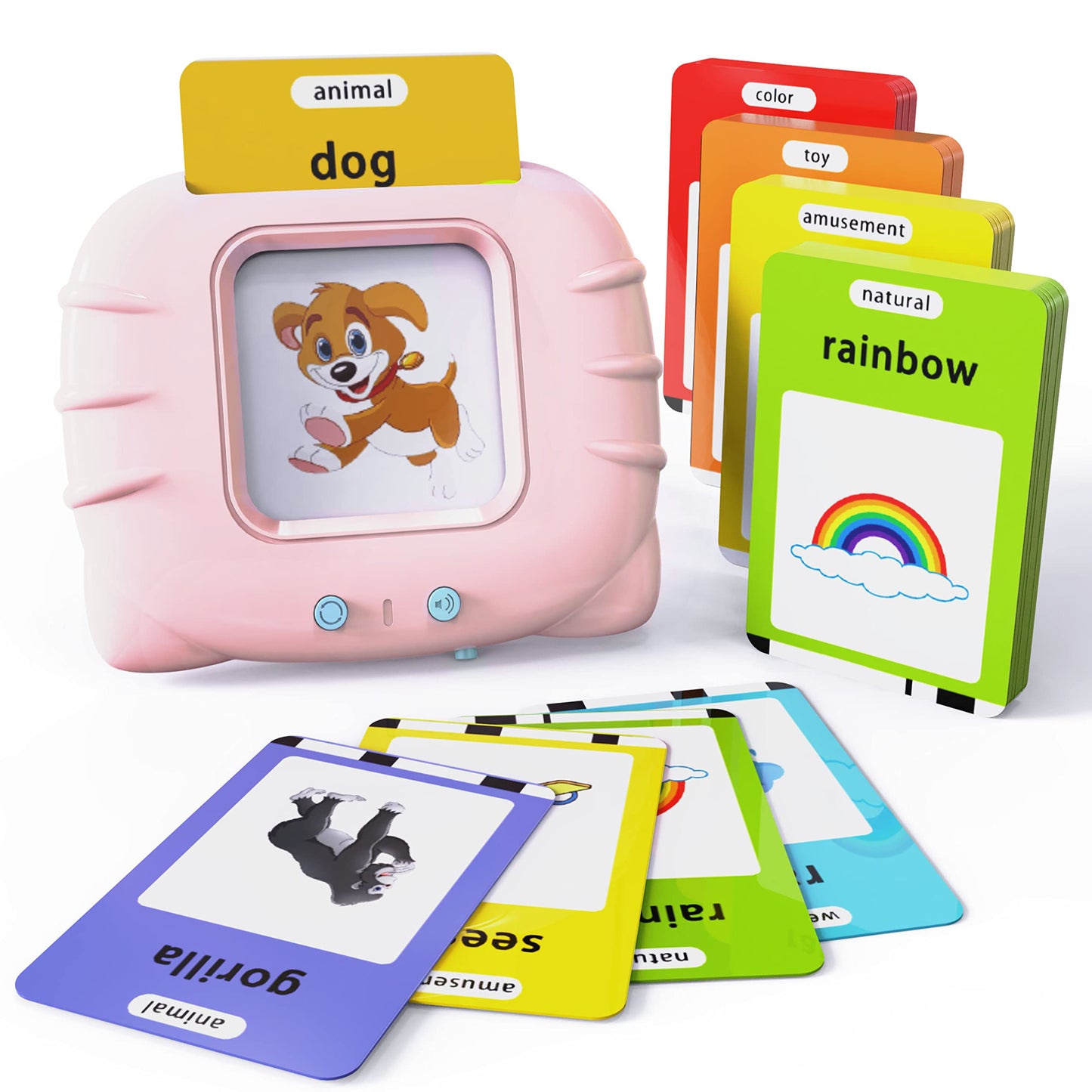Lapare Audible Learning Toy with Music — 520 Sight Words Flash Cards for Toddlers (Ages 1-5)
