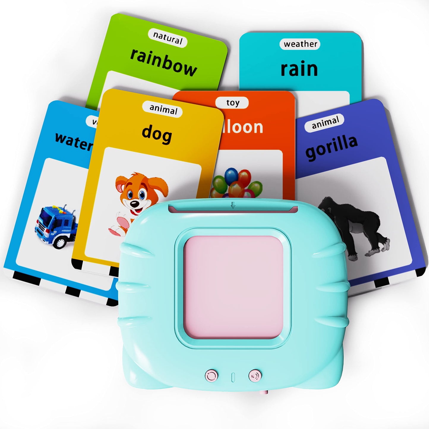 Lapare Audible Educational Toy with Music – 520 Sight Words Flash Cards for Toddlers (Ages 1-5), Alphabet, Numbers, Colors & Shapes
