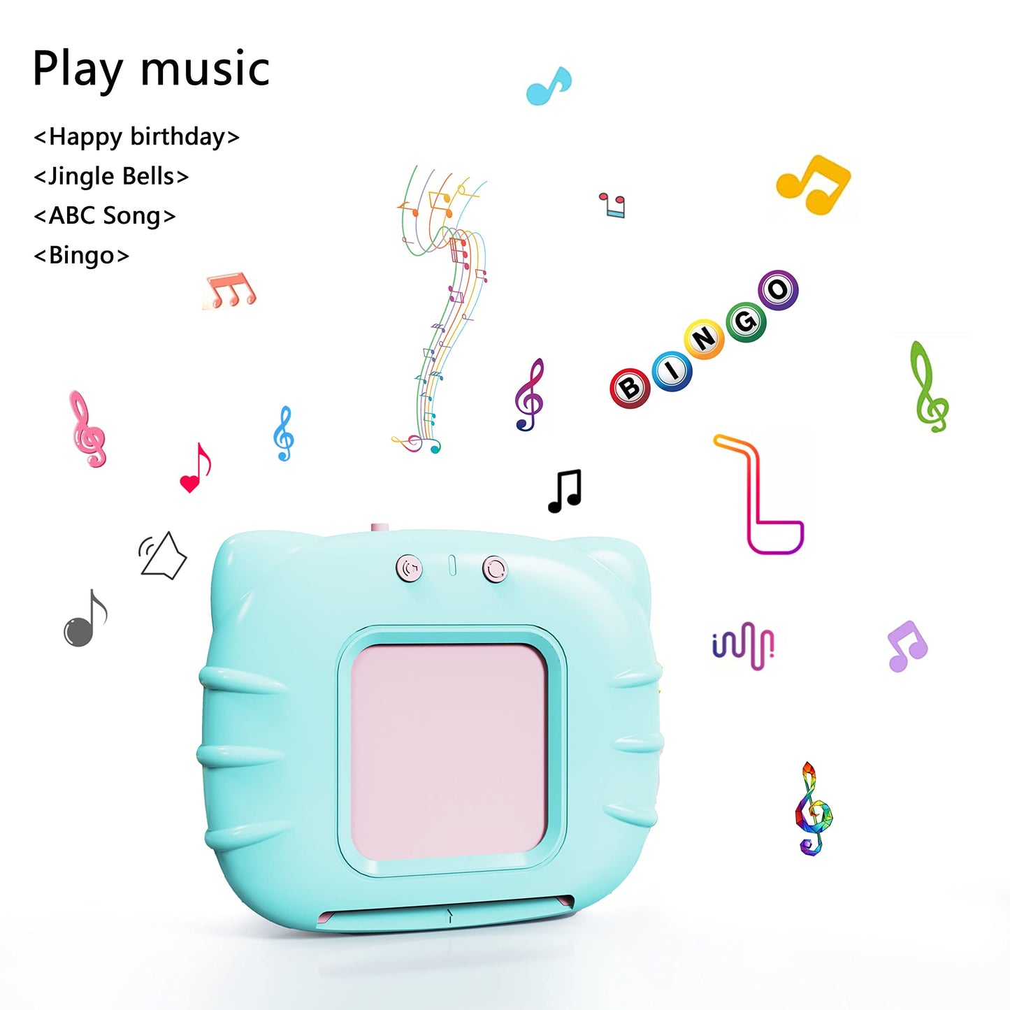 Lapare Audible Learning Toy with Music — 520 Sight Words Flash Cards for Toddlers (Ages 1-5)