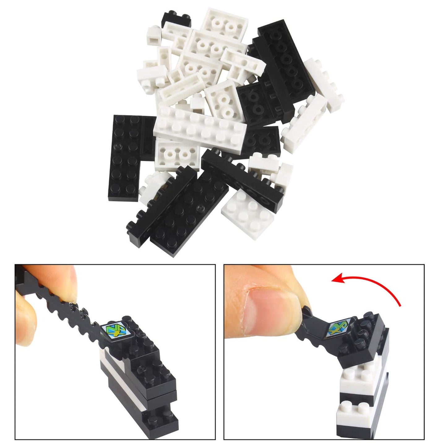 Larcele Micro Husky Building Blocks – 950-Piece Mini Pet Bricks KLJM-02