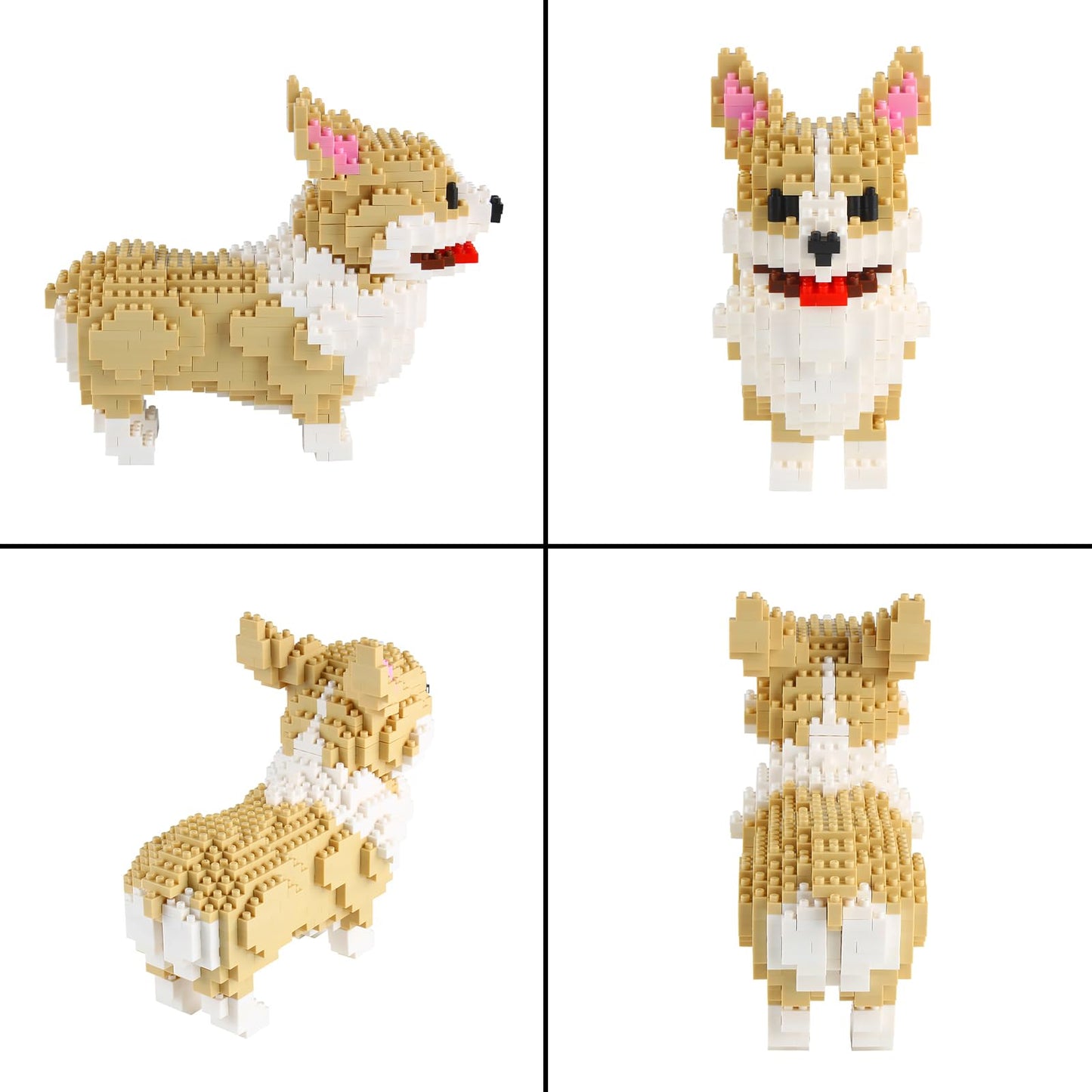 Larcele Micro Dog Building Blocks – 950 Pieces KLJM-02