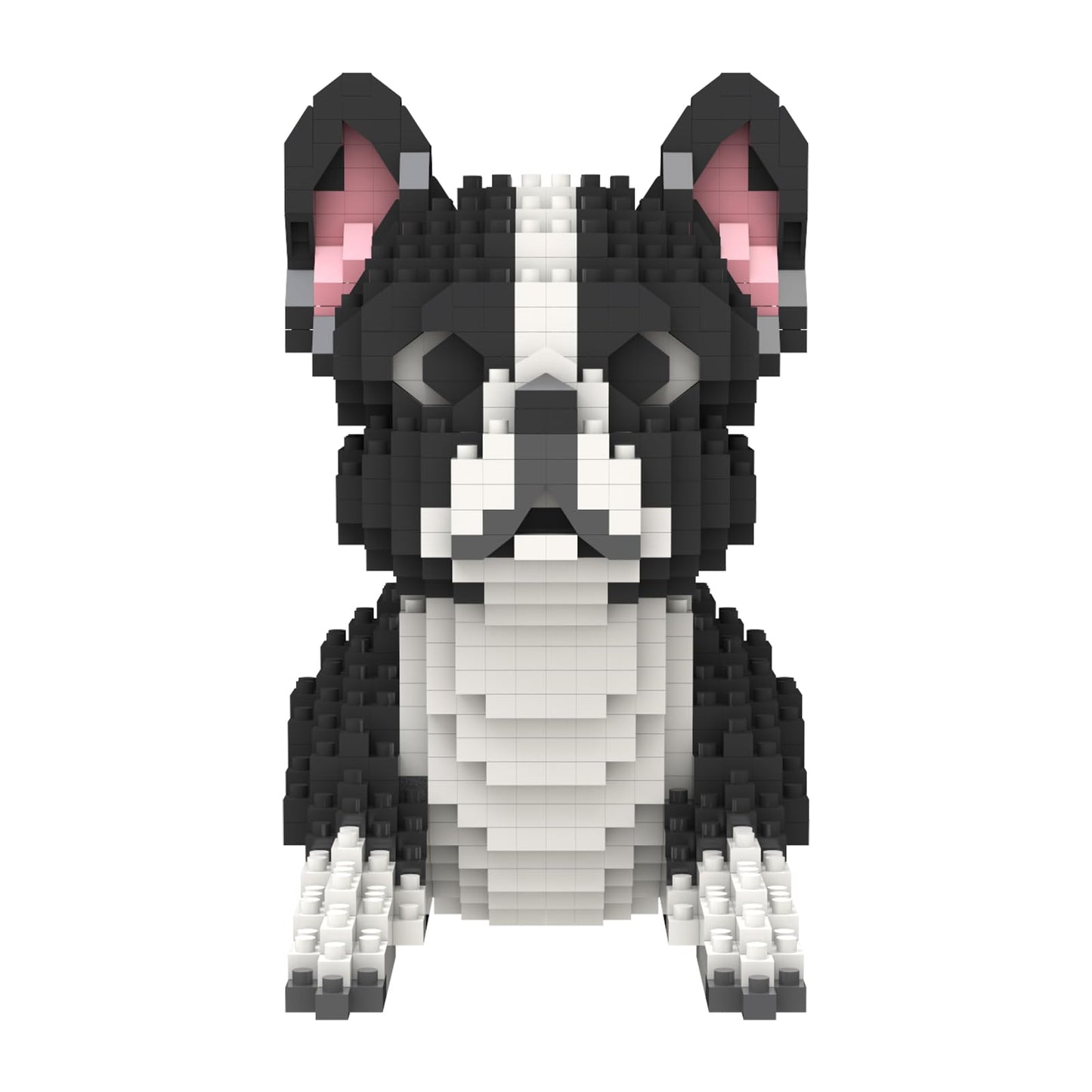 Larcele Micro Dog Building Blocks – 812-Piece Mini Bricks KLJM-02 Boston Terrier