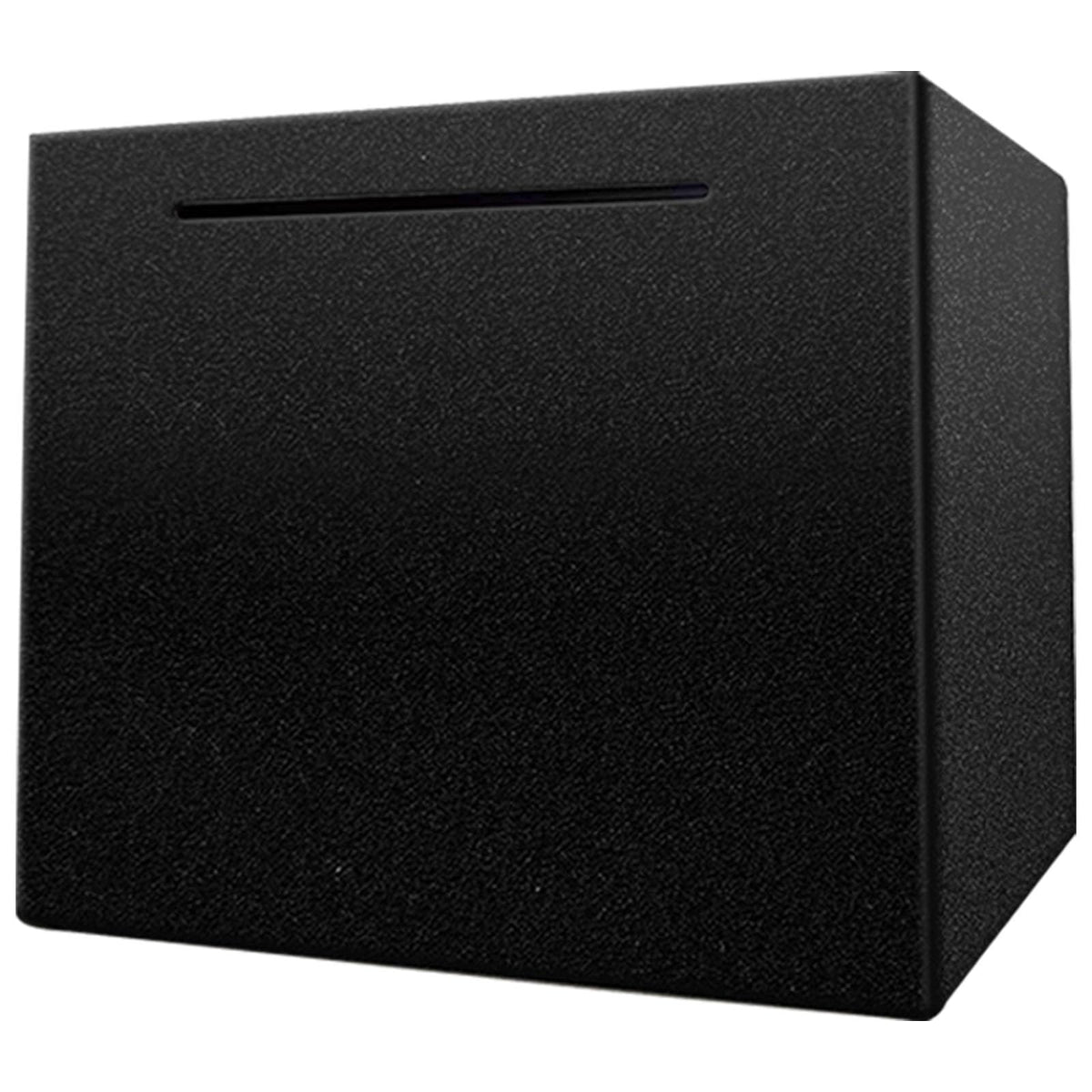 LARCOLO Piggy Bank for Adults – Unbreakable Stainless Steel Money Box, 7.9-inch Black