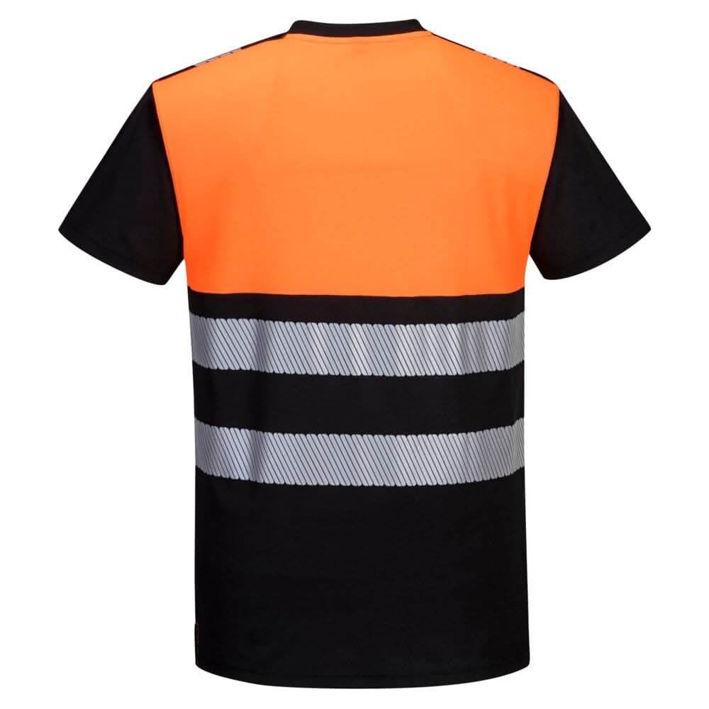 PORTWEST PW311 PW3 HI-VIS COTTON COMFORT CLASS 1 T-SHIRTS BUNDLE Inc Logo - 5 ITEMS
