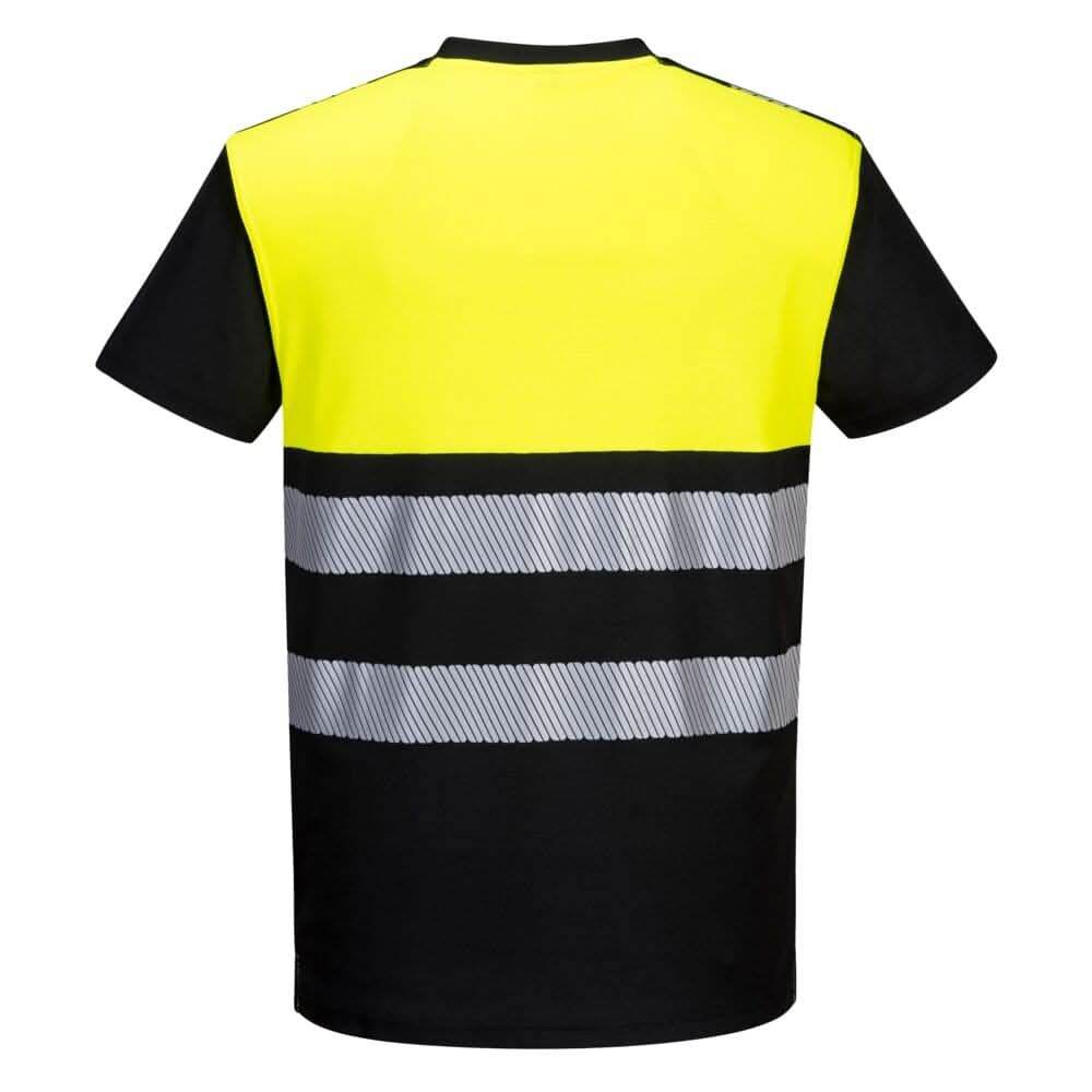 PORTWEST PW311 PW3 HI-VIS COTTON COMFORT CLASS 1 T-SHIRTS BUNDLE Inc Logo - 5 ITEMS