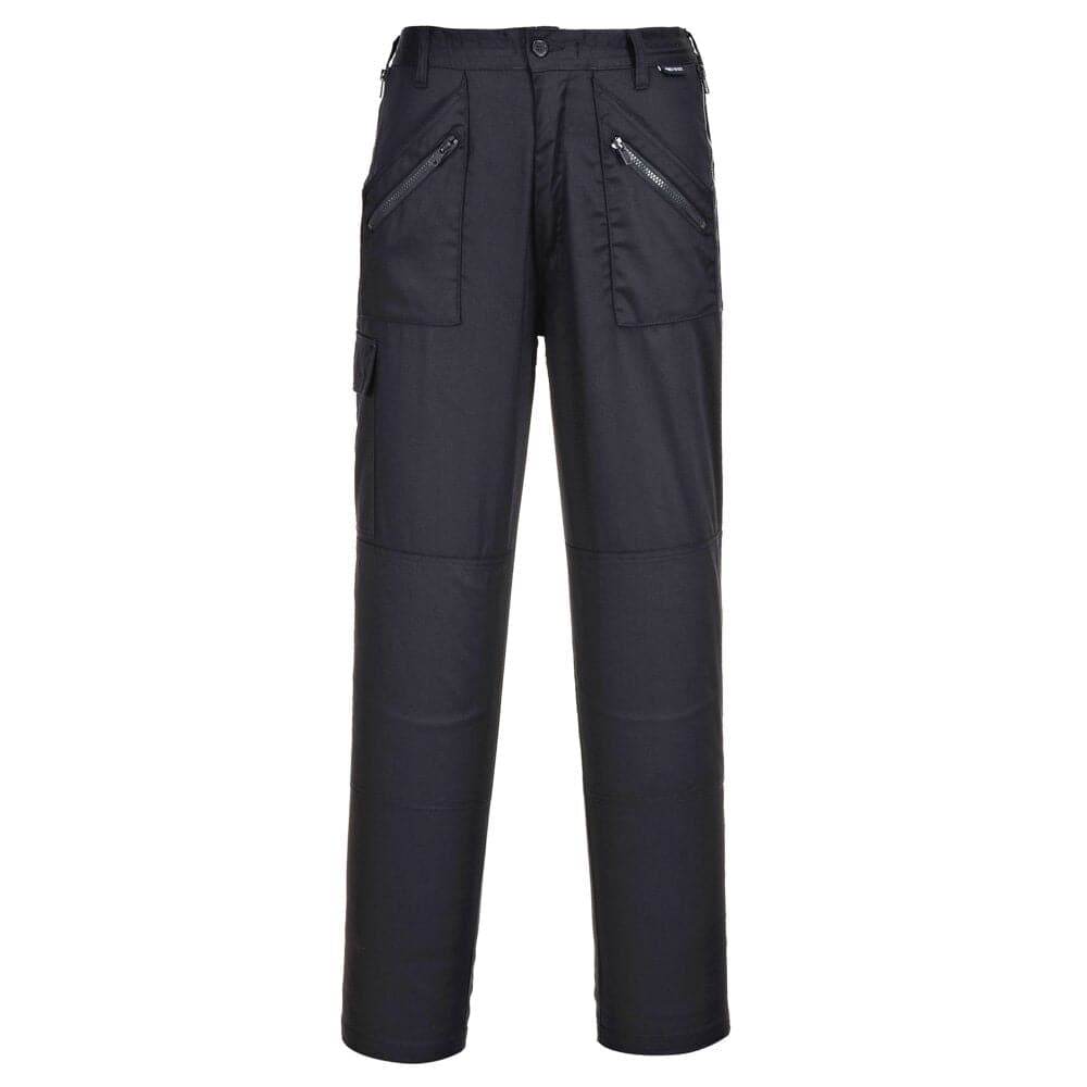 PORTWEST S687 WOMEN'S ACTION TROUSERS Black XS Regular
