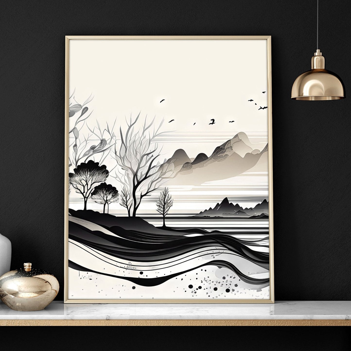 3 Large Pictures on Wall – Set of 3 Living Room Prints