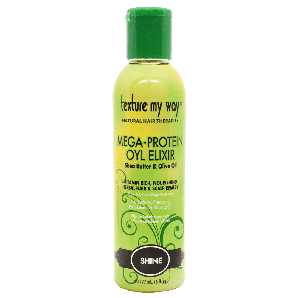 Texture My Way Mega-Protein Oyl Elixir Strengthening & Shine for Textured Hair 6 oz