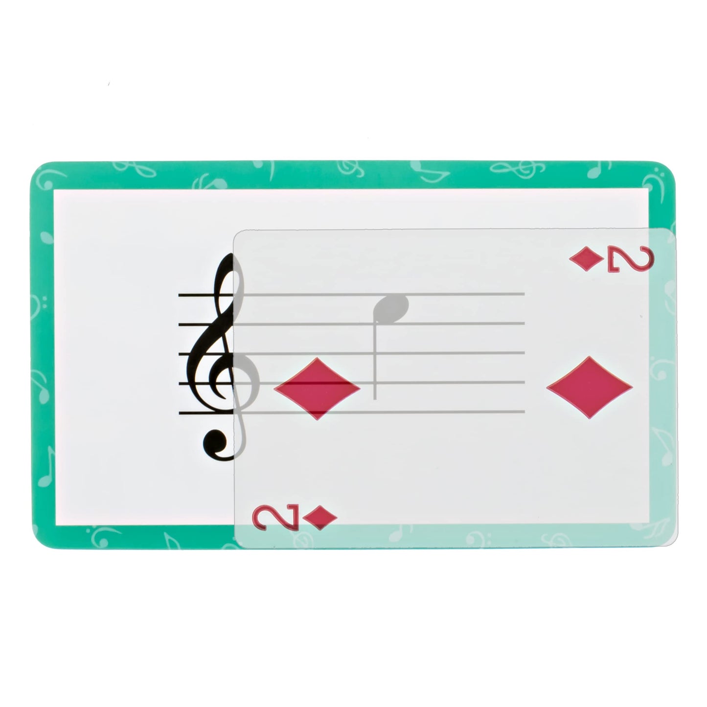 Lark & Wolf Learn to Read Music Flash Cards – 56 Large Cards, Wipe-Clean