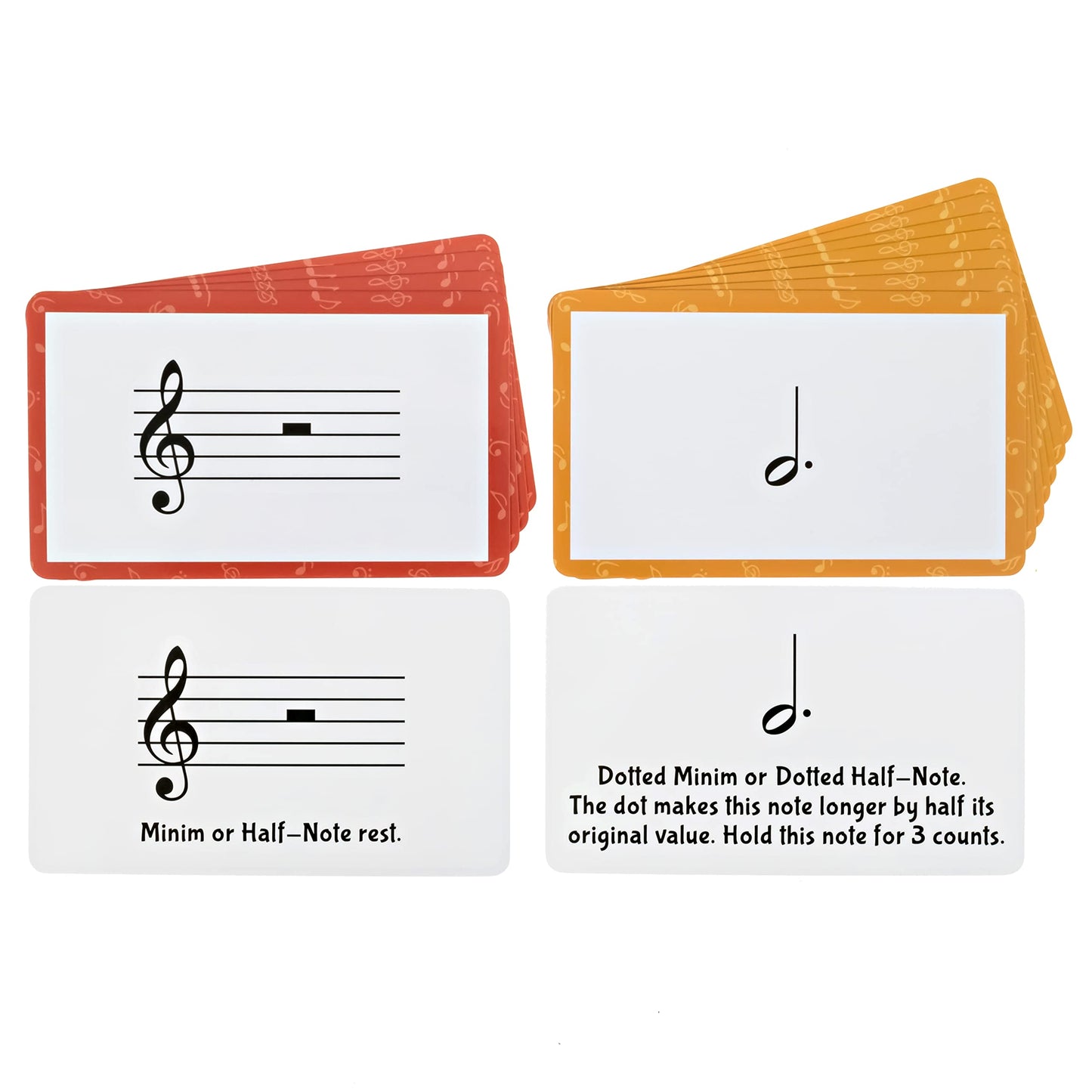 Lark & Wolf Learn to Read Music Flash Cards – 56 Large Cards, Wipe-Clean