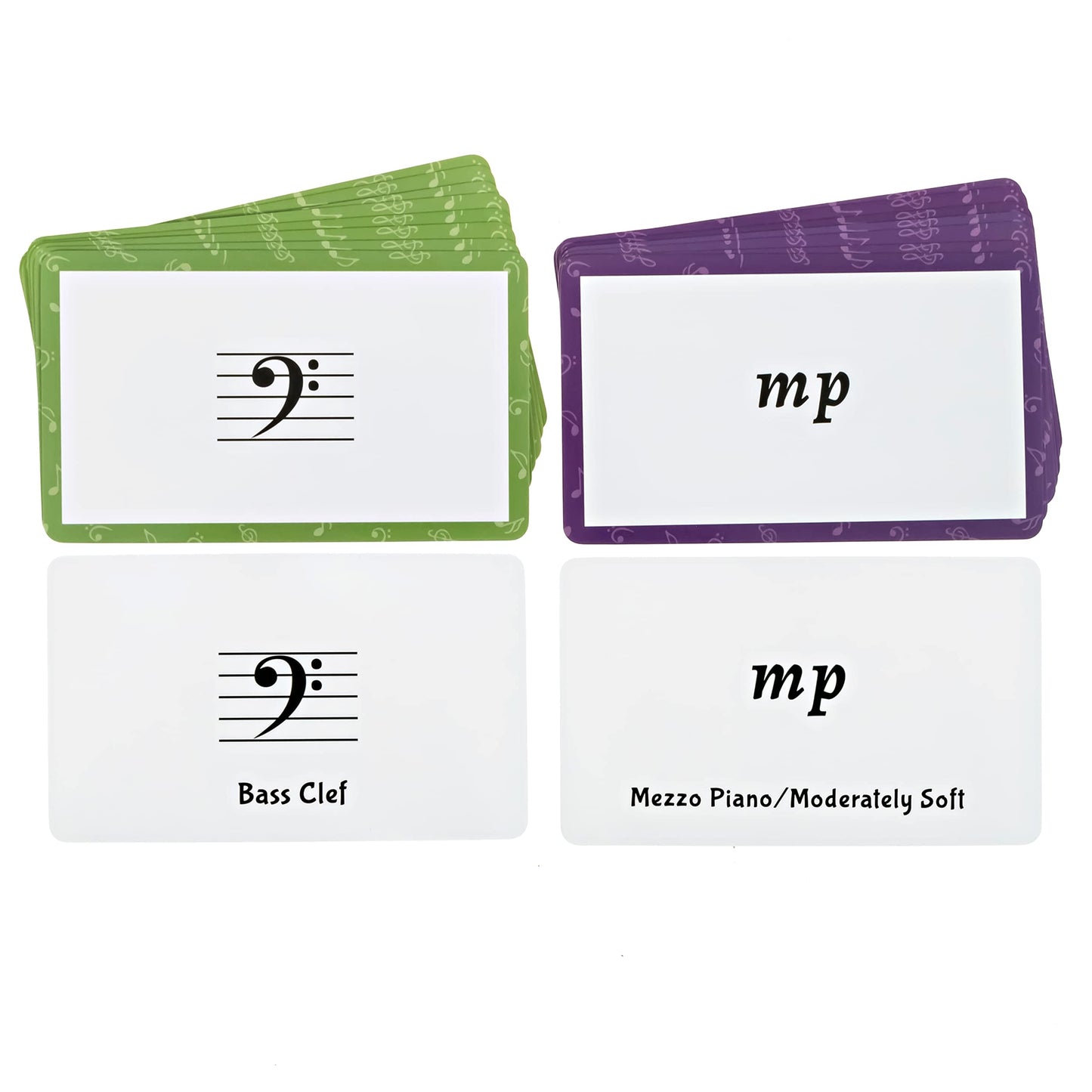 Lark & Wolf Learn to Read Music Flash Cards – 56 Large Cards, Wipe-Clean