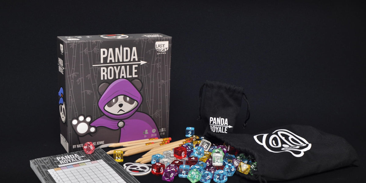 Panda Royale by Last Night Games | Energetic 10-Player Dice Game for Family Gatherings