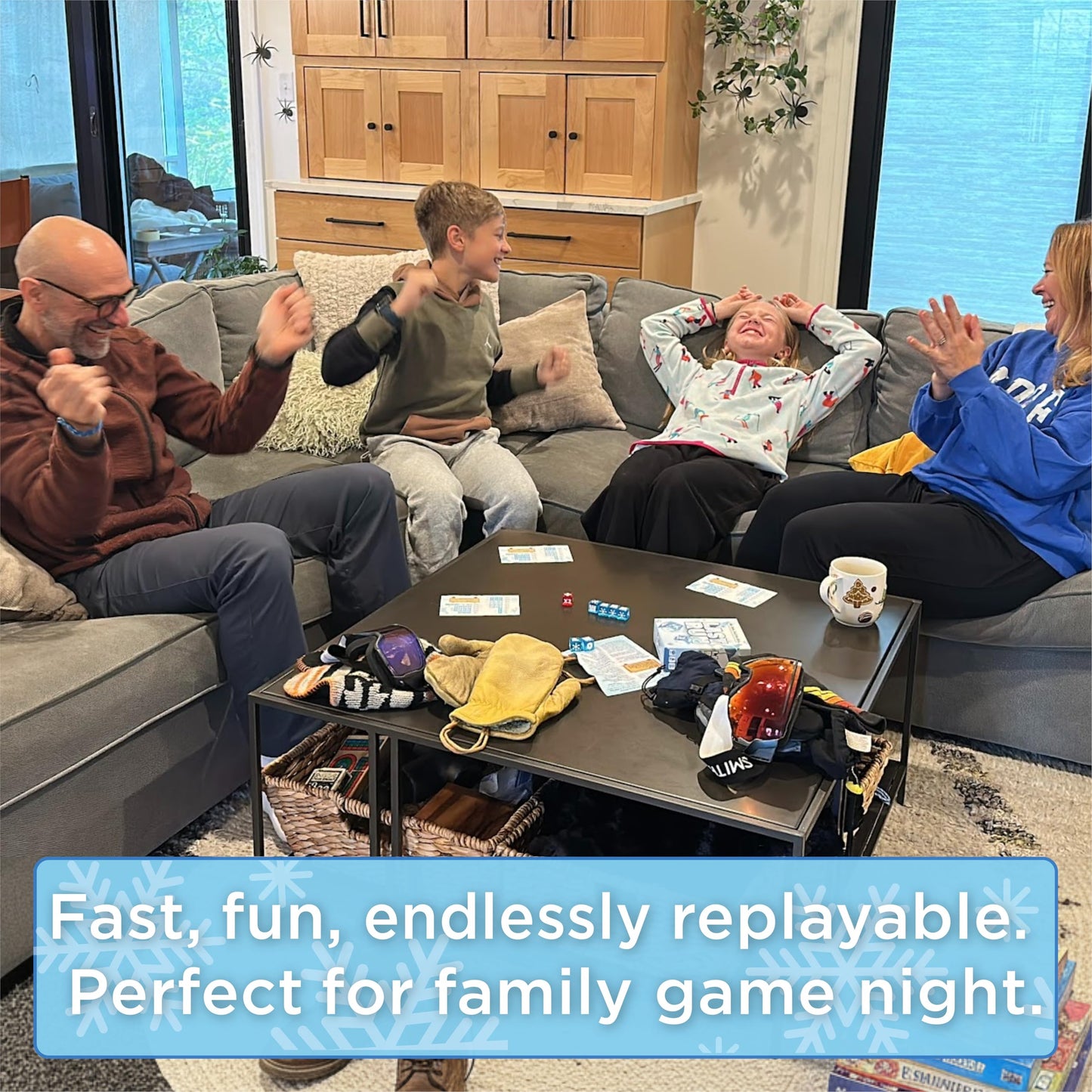 LAST RUN – Tabletop Dice Game for Skiers & Snowboarders | Fast, Portable Lodge Night Fun