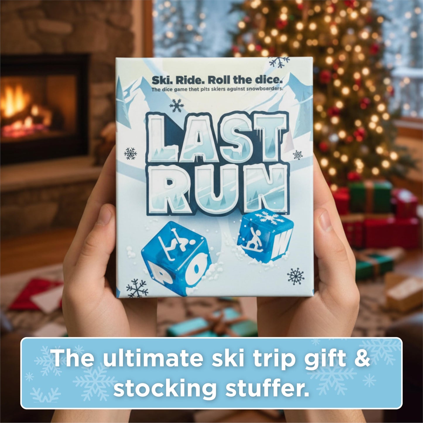 LAST RUN – Tabletop Dice Game for Skiers & Snowboarders | Fast, Portable Lodge Night Fun