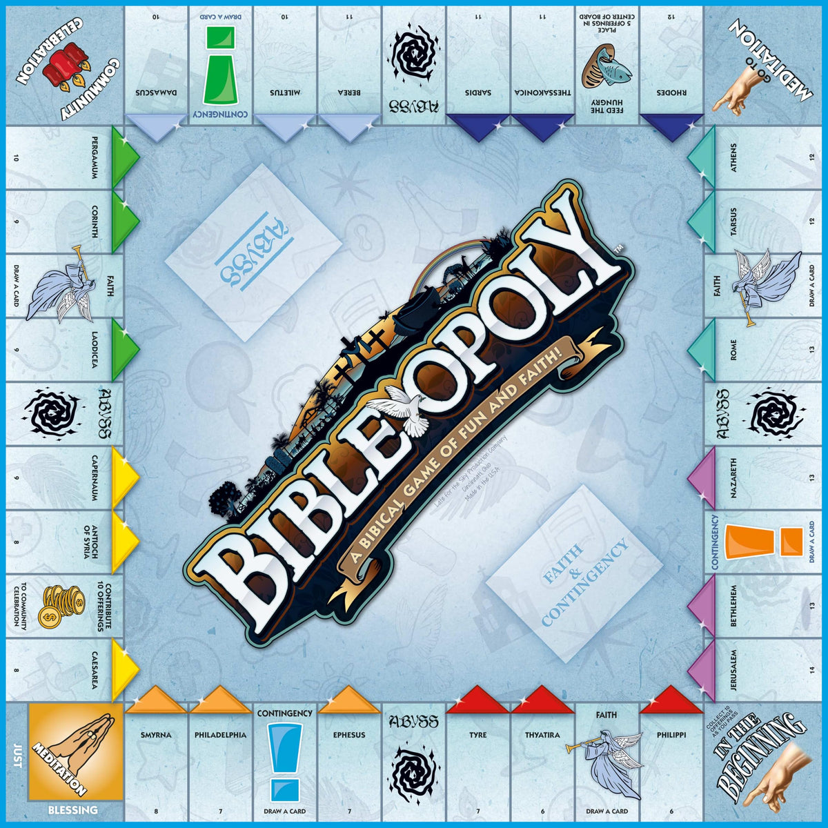Late for the Sky Bibleopoly – Cooperative Christian Board Game for 2–6 Players (Ages 8+)