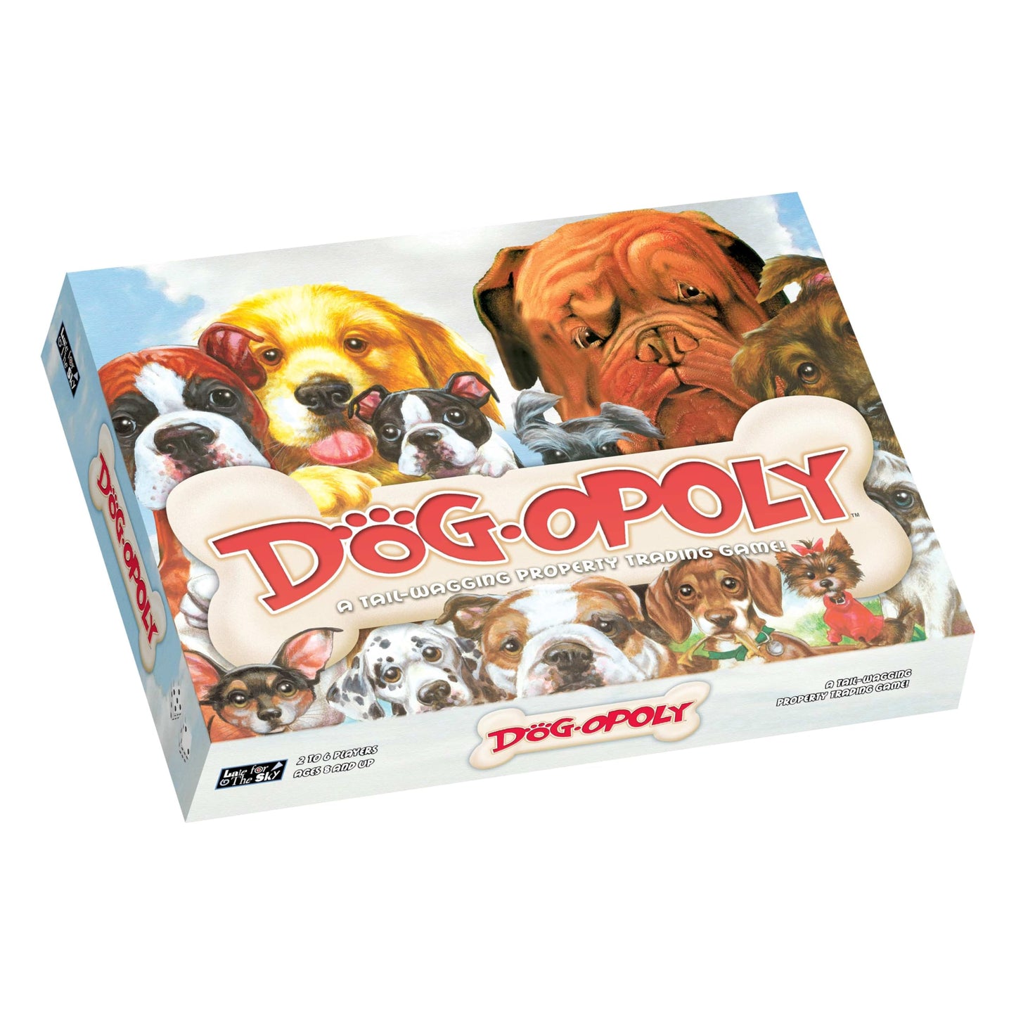 Late for The Sky Dog-Opoly Board Game – Fun Family Dog-Lover Edition