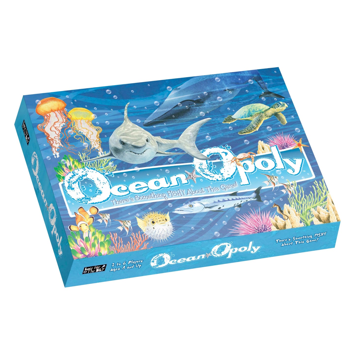 Late for the Sky Ocean-Opoly Board Game – Family Strategy & Marine Life Adventure for 2-6 Players