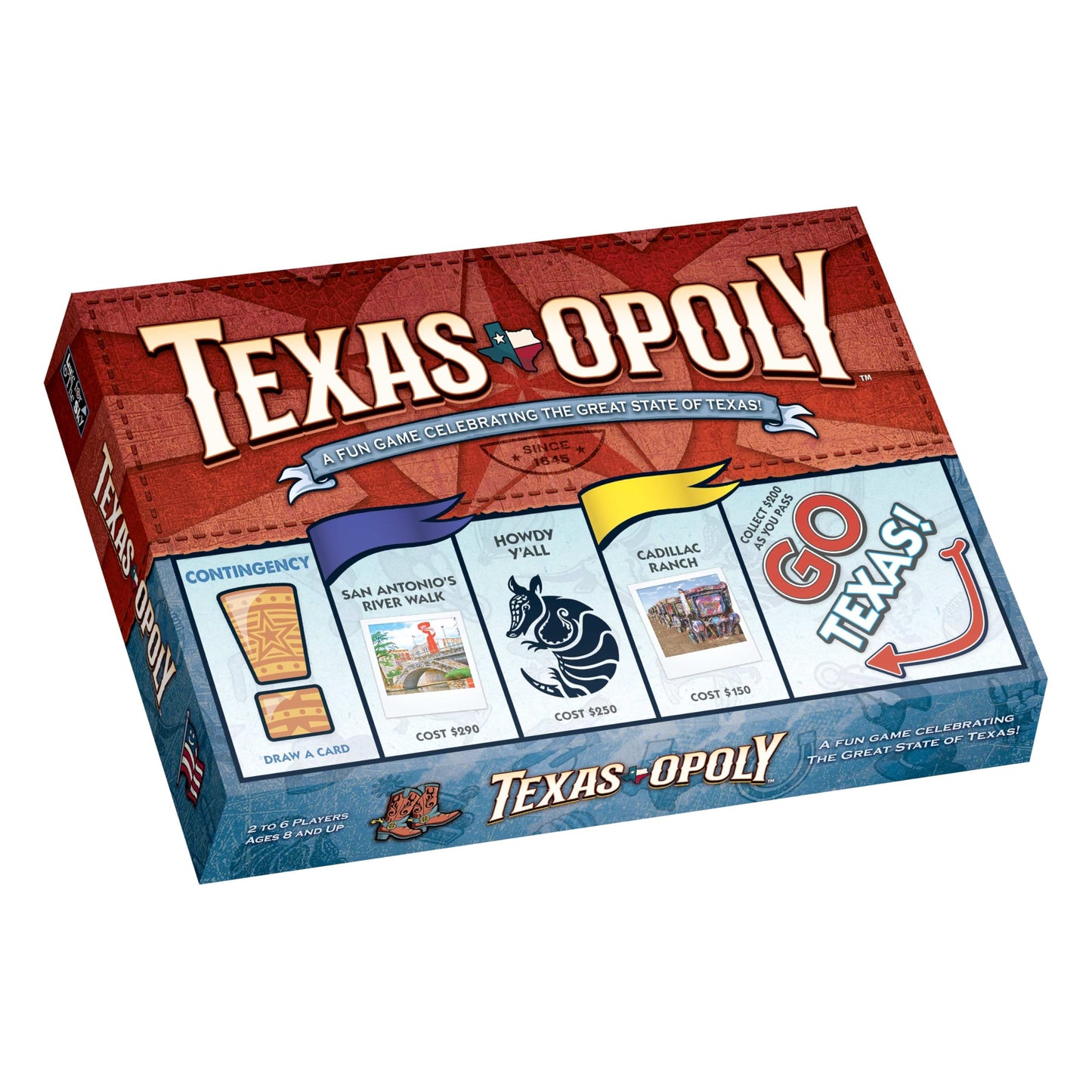 Late for the Sky Texas-opoly Game | 96 Months to 9600 Months