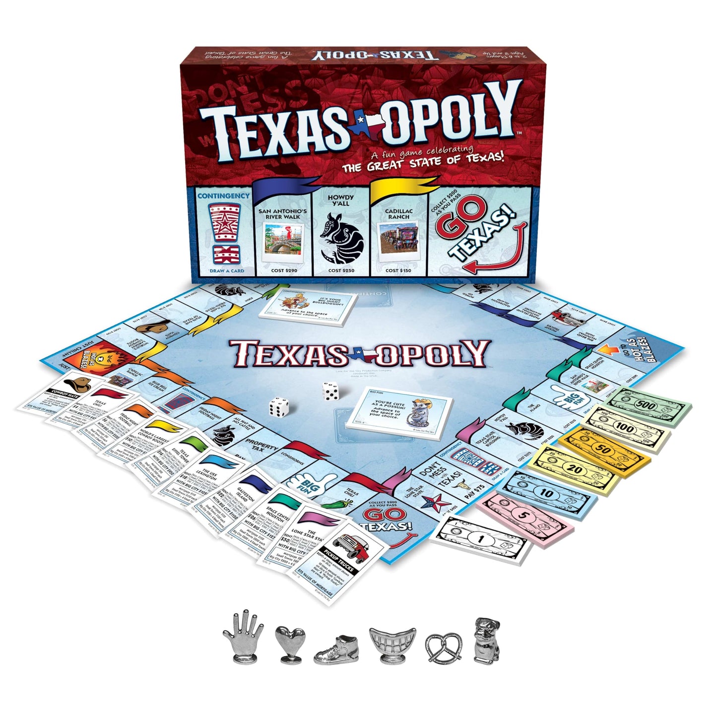 Late for the Sky Texas-opoly Game | 96 Months to 9600 Months