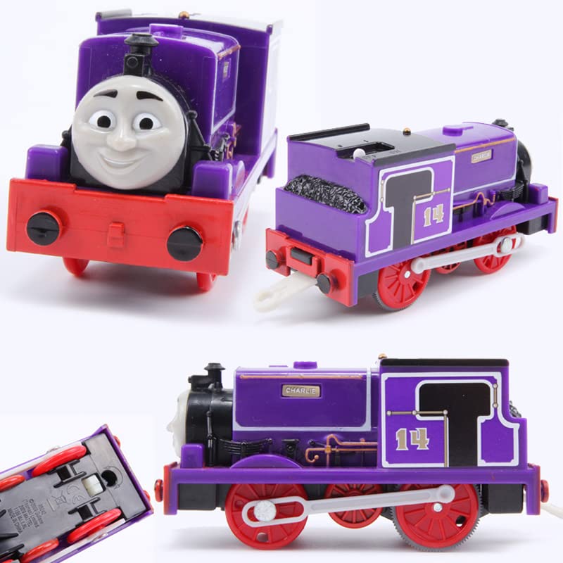 LATUROP Charlie Train Set – Battery-Powered Thomas-Style Engine with Connecting Cars