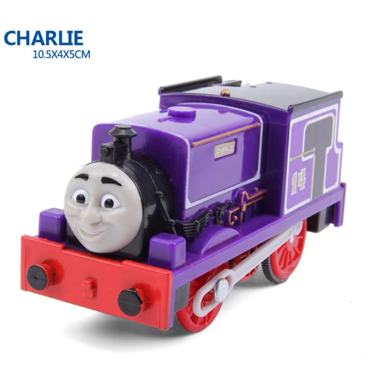LATUROP Charlie Train Set – Battery-Powered Thomas-Style Engine with Connecting Cars