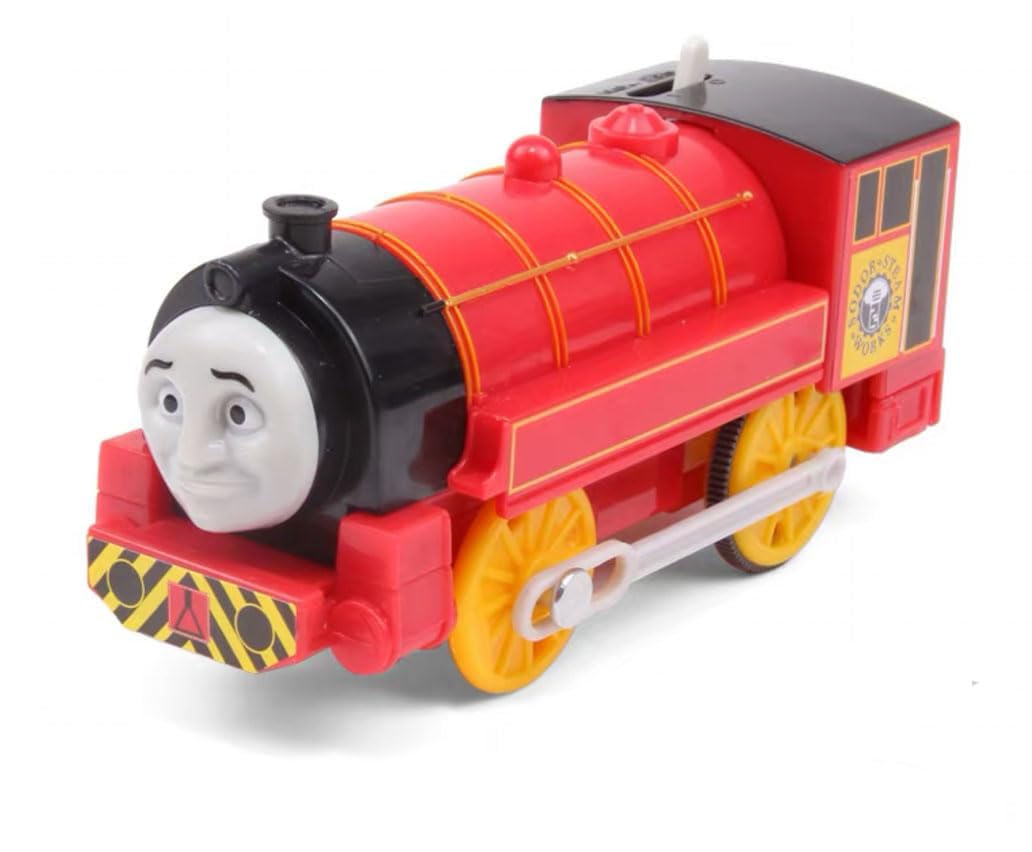 LATUROP Th-omas and Friends Train Set – Battery-Powered Engine with Connectable Cars