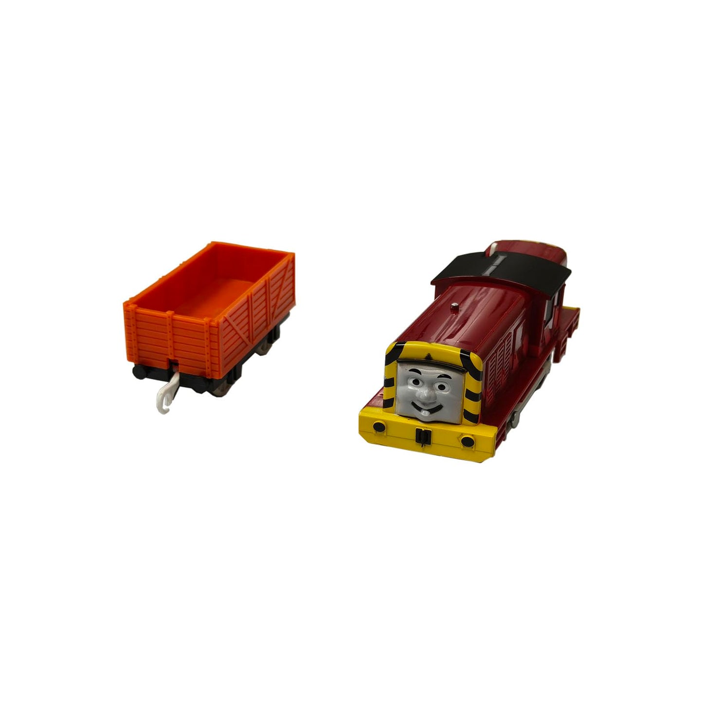 LATUROP Thomas and Friends Train Set – Battery-Powered Engine with Connectors (Red)