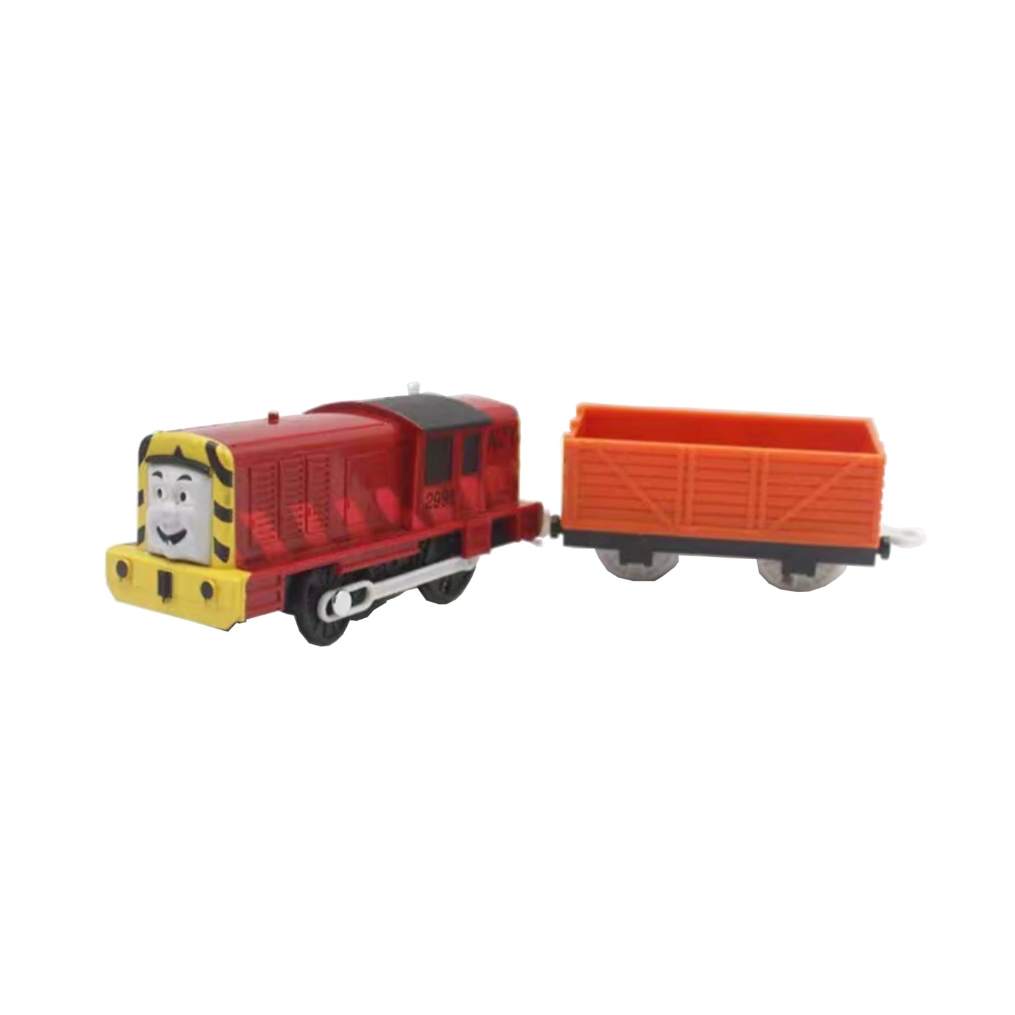 LATUROP Thomas and Friends Train Set – Battery-Powered Engine with Connectors (Red)