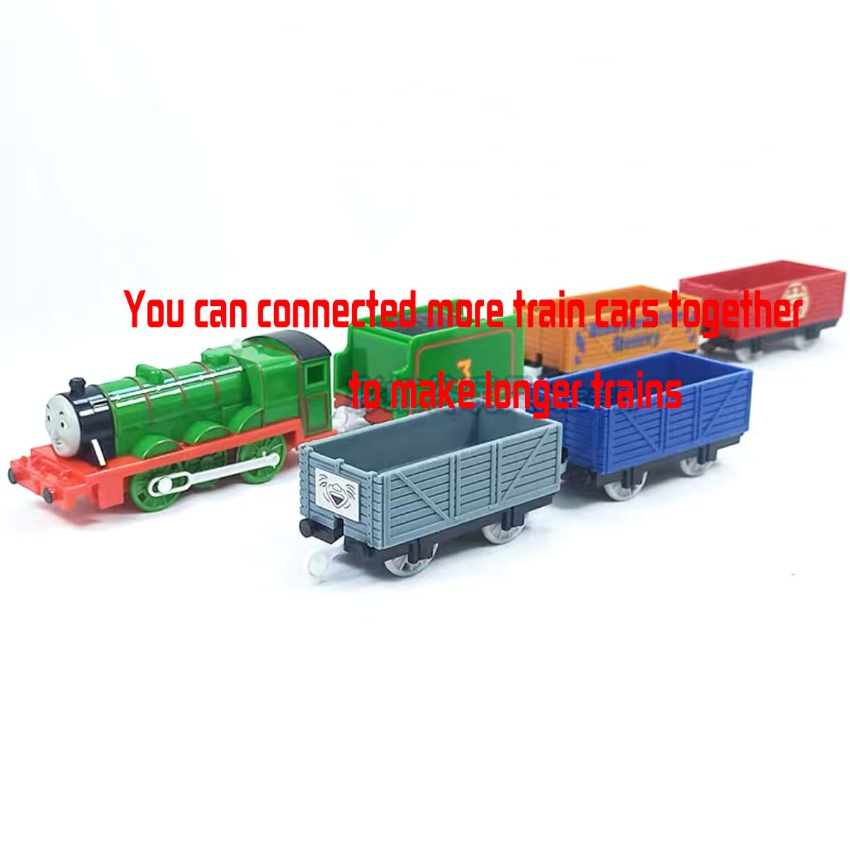 LATUROP Thomas & Friends Train Set - Battery Powered James Engine with Connectors