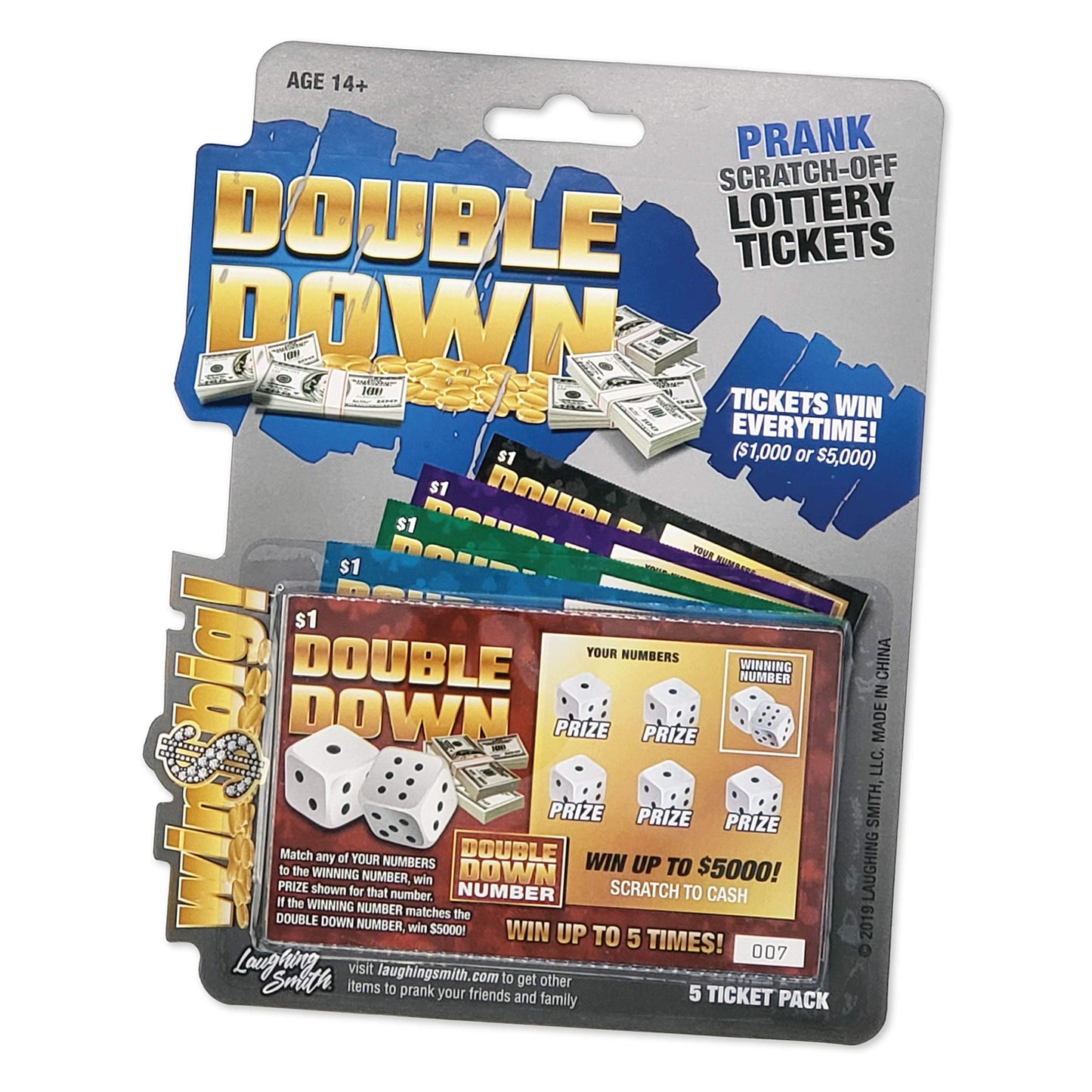 Laughing Smith Fake Winning Scratch Off Tickets – 5 Realistic Casino Prank Cards