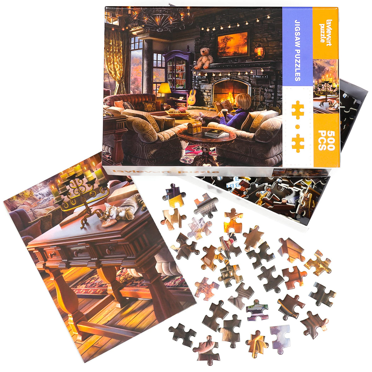 Lavievert 500-Piece Jigsaw Puzzle for Adults – Leisure Time