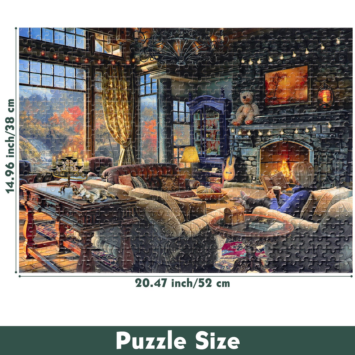 Lavievert 500-Piece Jigsaw Puzzle for Adults – Leisure Time