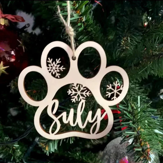 Lazer Cut Pet Bauble - HALF PRICE SALE