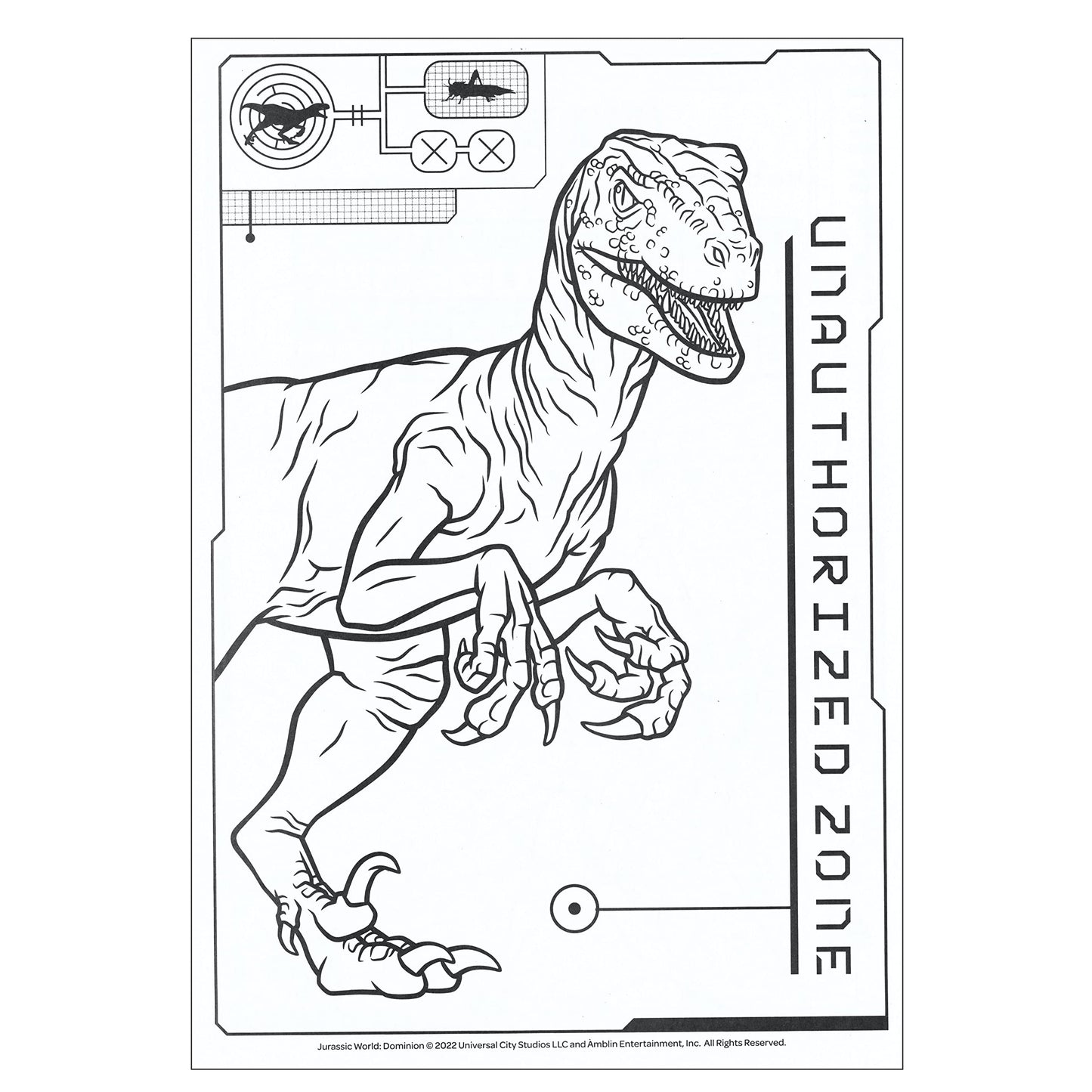 Lazy Days Jurassic World Jumbo Coloring and Activity Book – 64 Pages