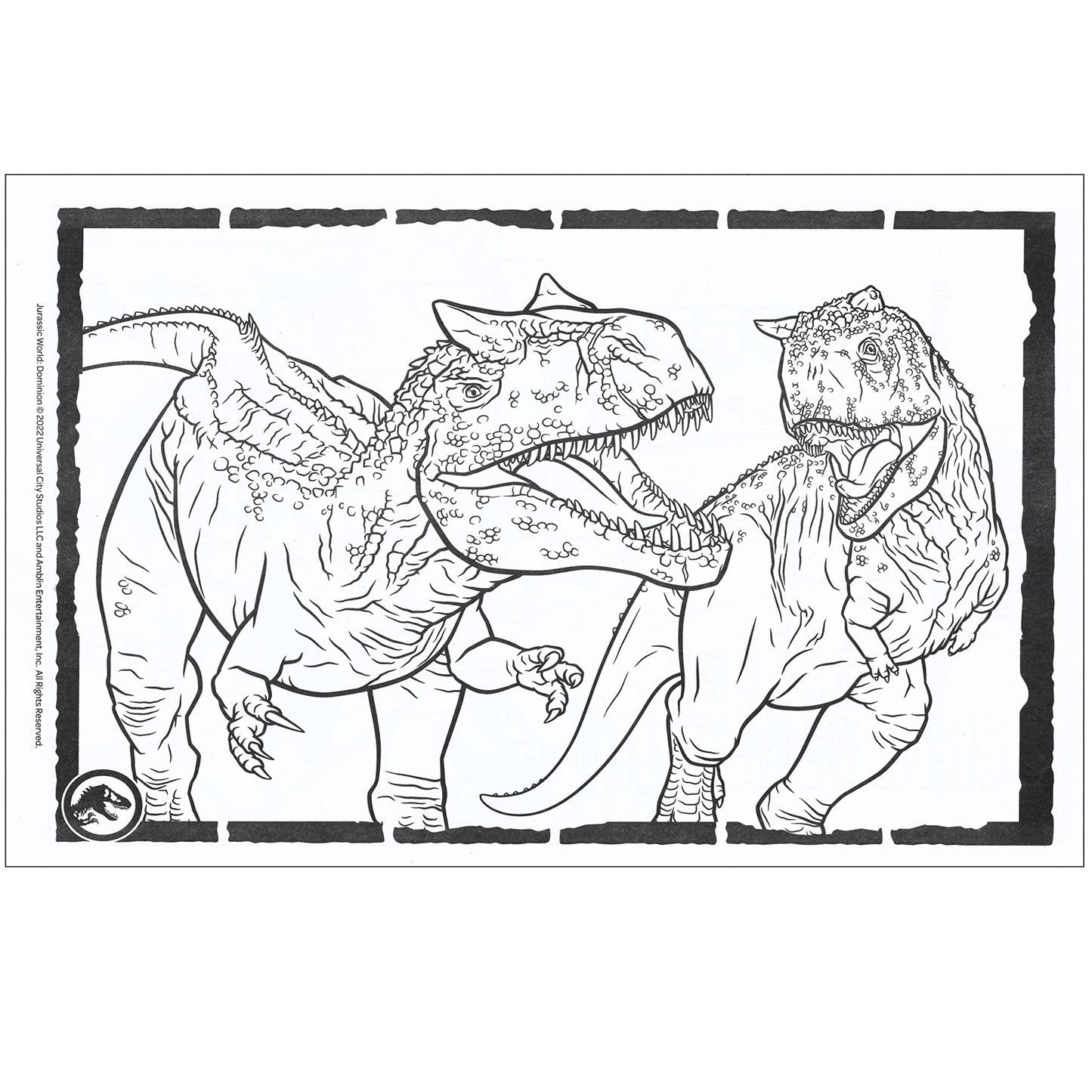 Lazy Days Jurassic World Jumbo Coloring and Activity Book – 64 Pages