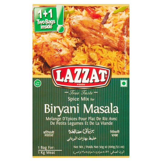 Lazzat Biryani Masala 100g (Case of 6)
