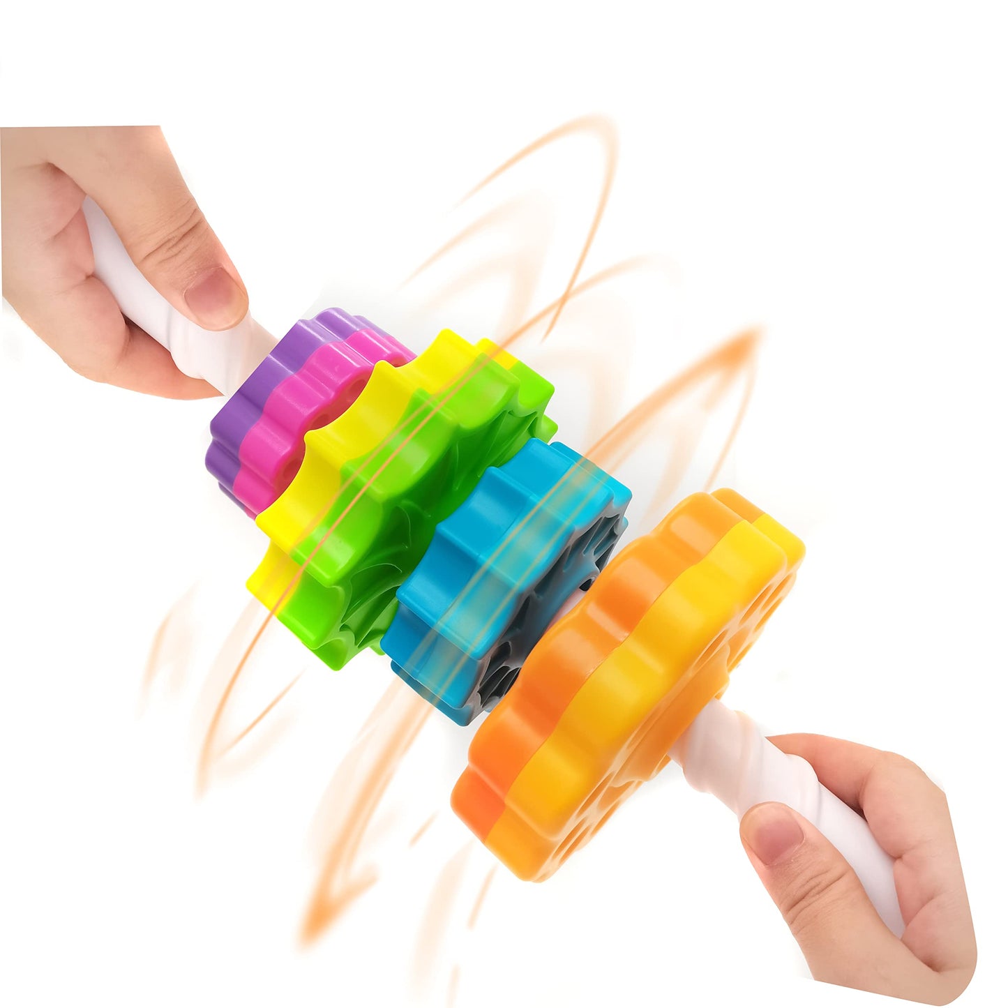 LBAIBB Rainbow Spin Tower – 1 Pcs Spinning Stacking Toy for Toddlers 1-3