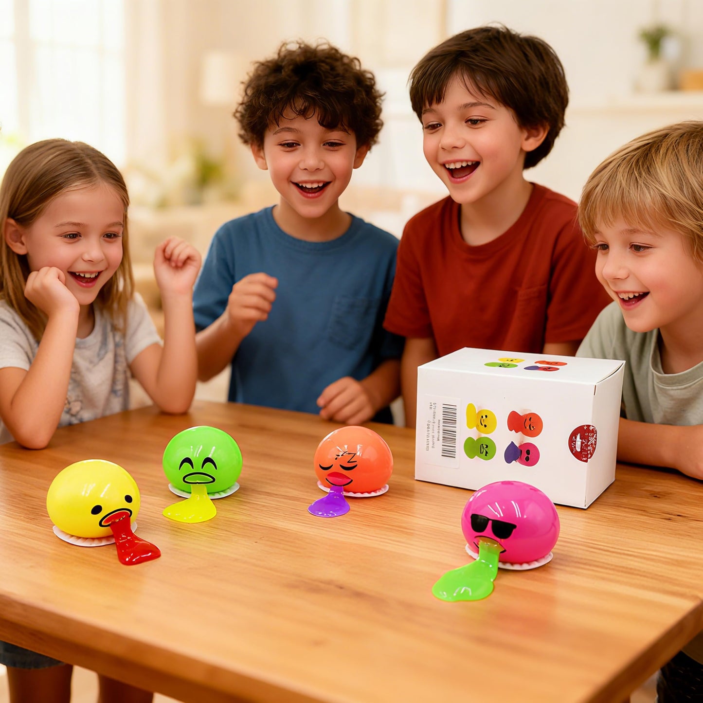 LBKKC Vomiting Egg Slime Toy – Funny Prank Squeeze Stress Ball & Gag Gift