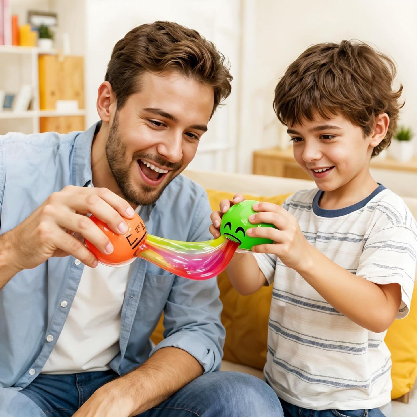 LBKKC Vomiting Egg Slime Toy – Funny Prank Squeeze Stress Ball & Gag Gift