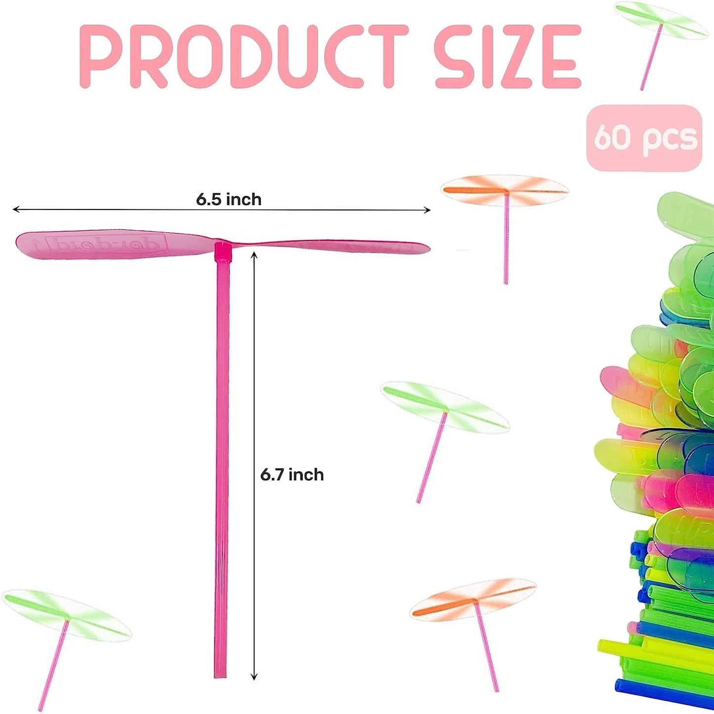 LCPQMZGH Hand Helicopter Spinner – 36-Piece Dragonfly Toys for Outdoor Fun