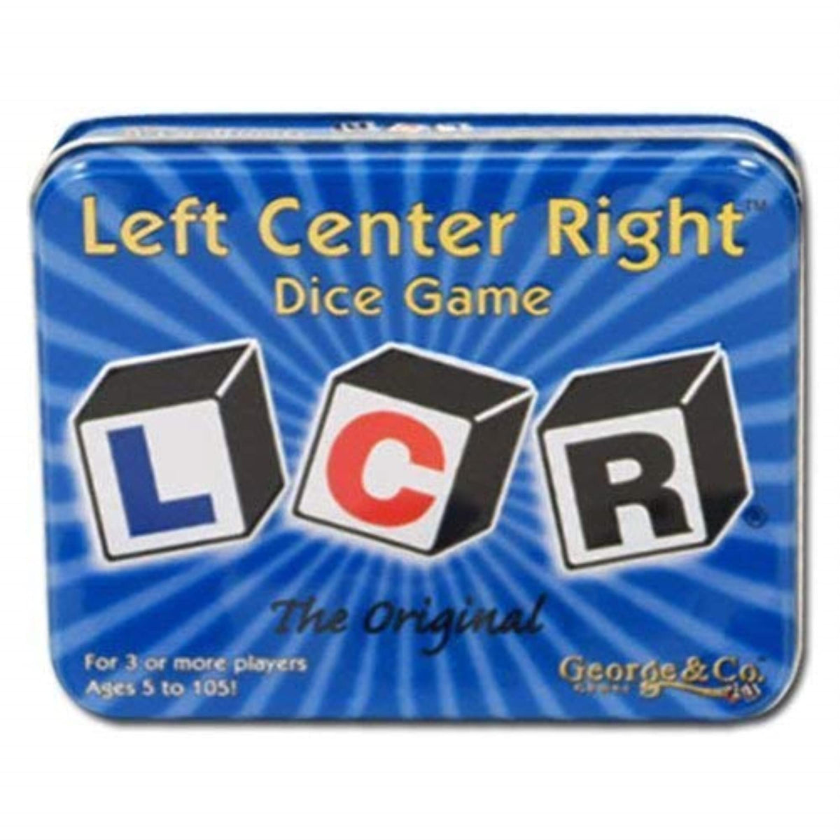 LCR Original Left Center Right Dice Game | Classic Family Party Favorite