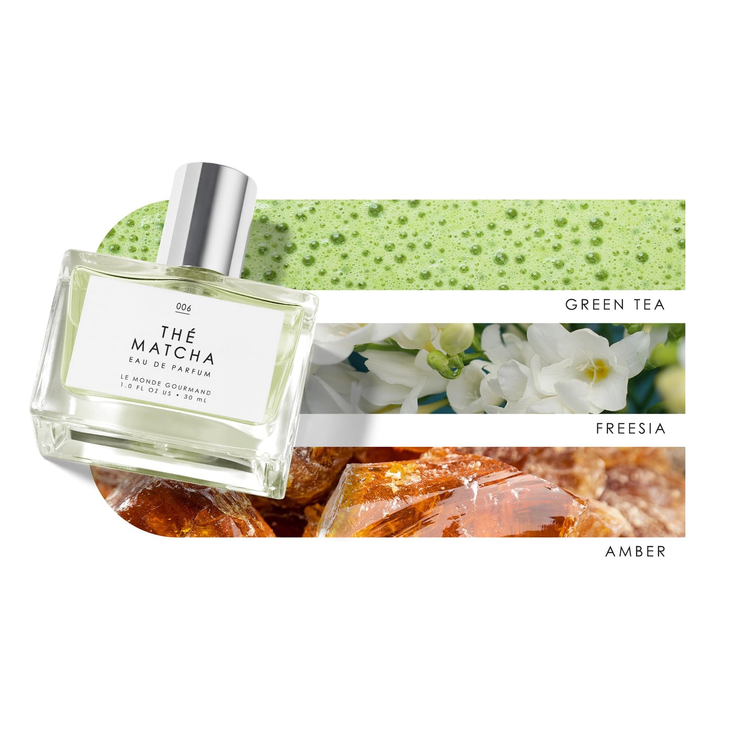 Le Monde Gourmand Thé Matcha Eau de Parfum – Green Tea, Floral & Amber, 30 ml