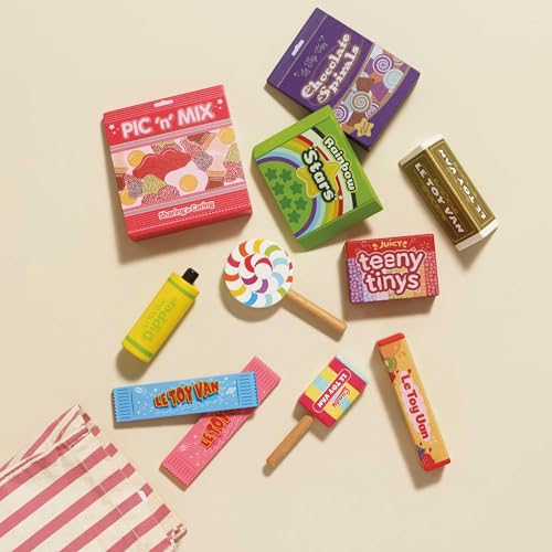 Le Toy Van Candy Play Food Set - Wooden Pretend Play for Kids 2+ | Honeybake Collection