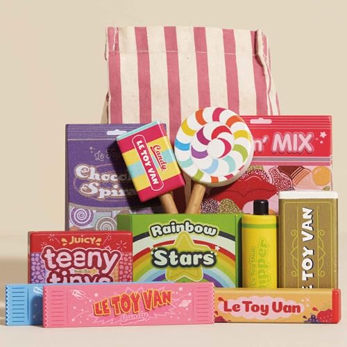 Le Toy Van Candy Play Food Set - Wooden Pretend Play for Kids 2+ | Honeybake Collection