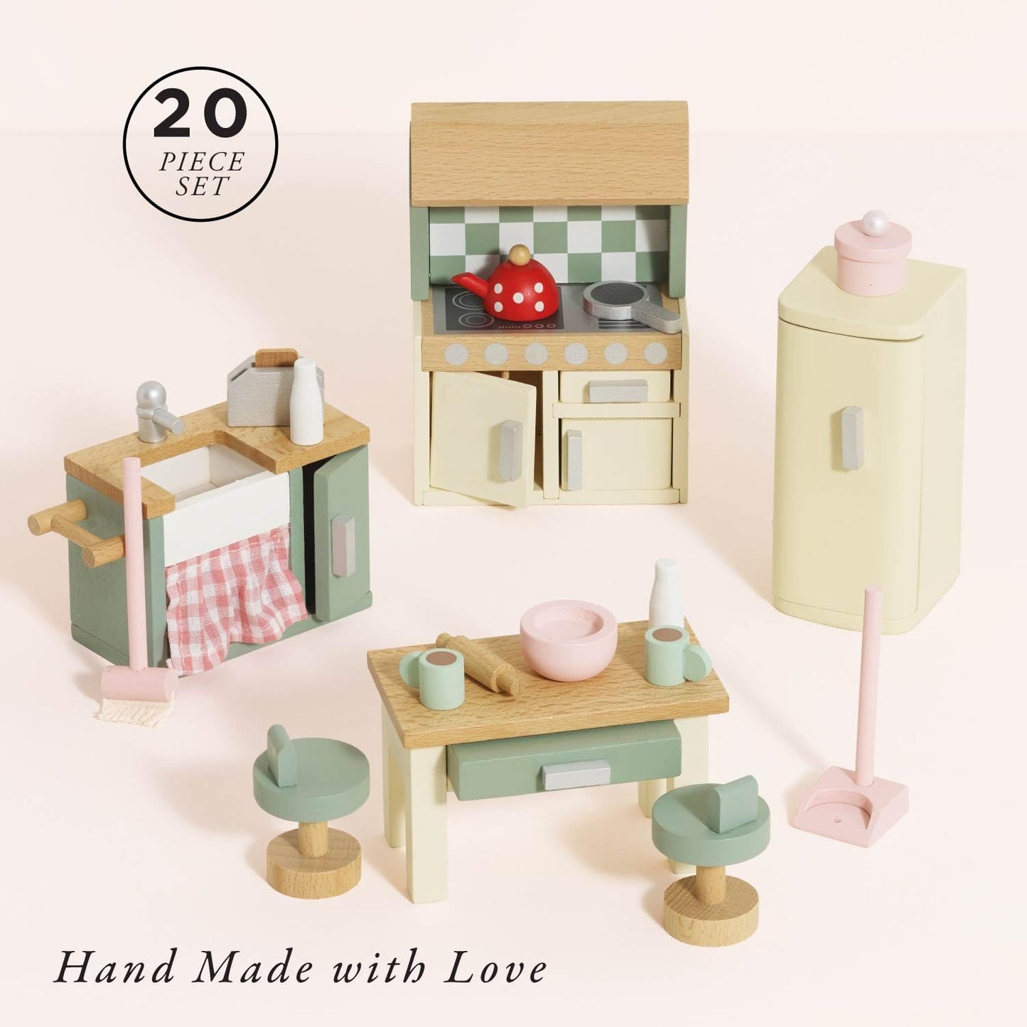 Le Toy Van Daisylane Kitchen Dollhouse Furniture (ME059) | Rosebud Kitchen Play Set
