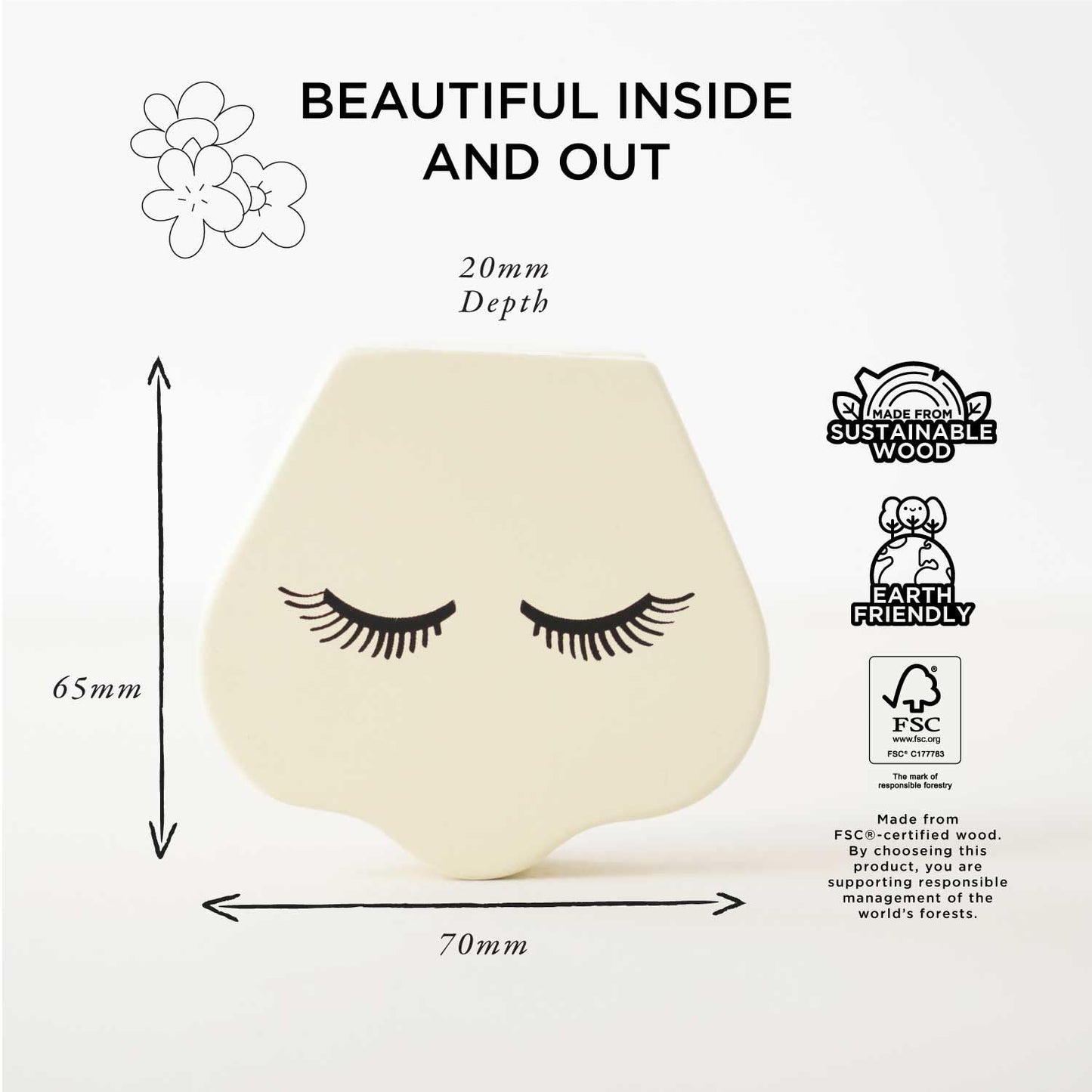 Le Toy Van Star Beauty Bag: Wooden Cosmetic Set for Pretend Play | Ages 3+