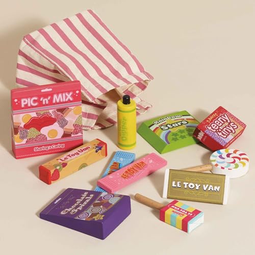 Le Toy Van Candy Play Food Set - Wooden Pretend Play for Kids 2+ | Honeybake Collection