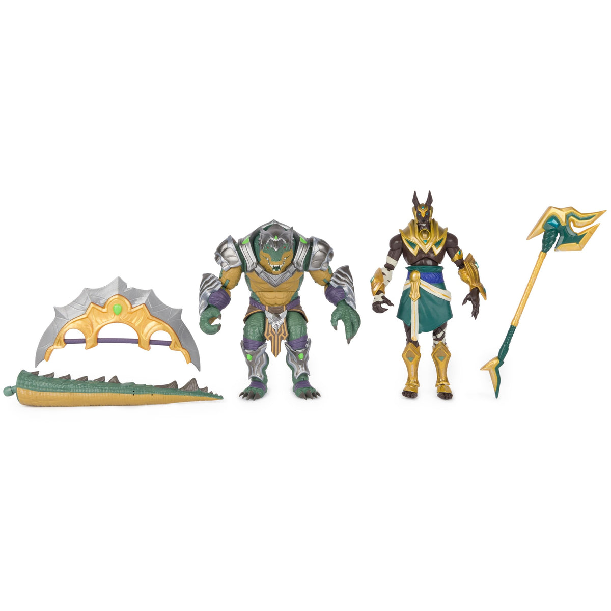 League of Legends 2-Pack Nasus & Renekton Collectible Figures – 7+ Inches, 2 Accessories