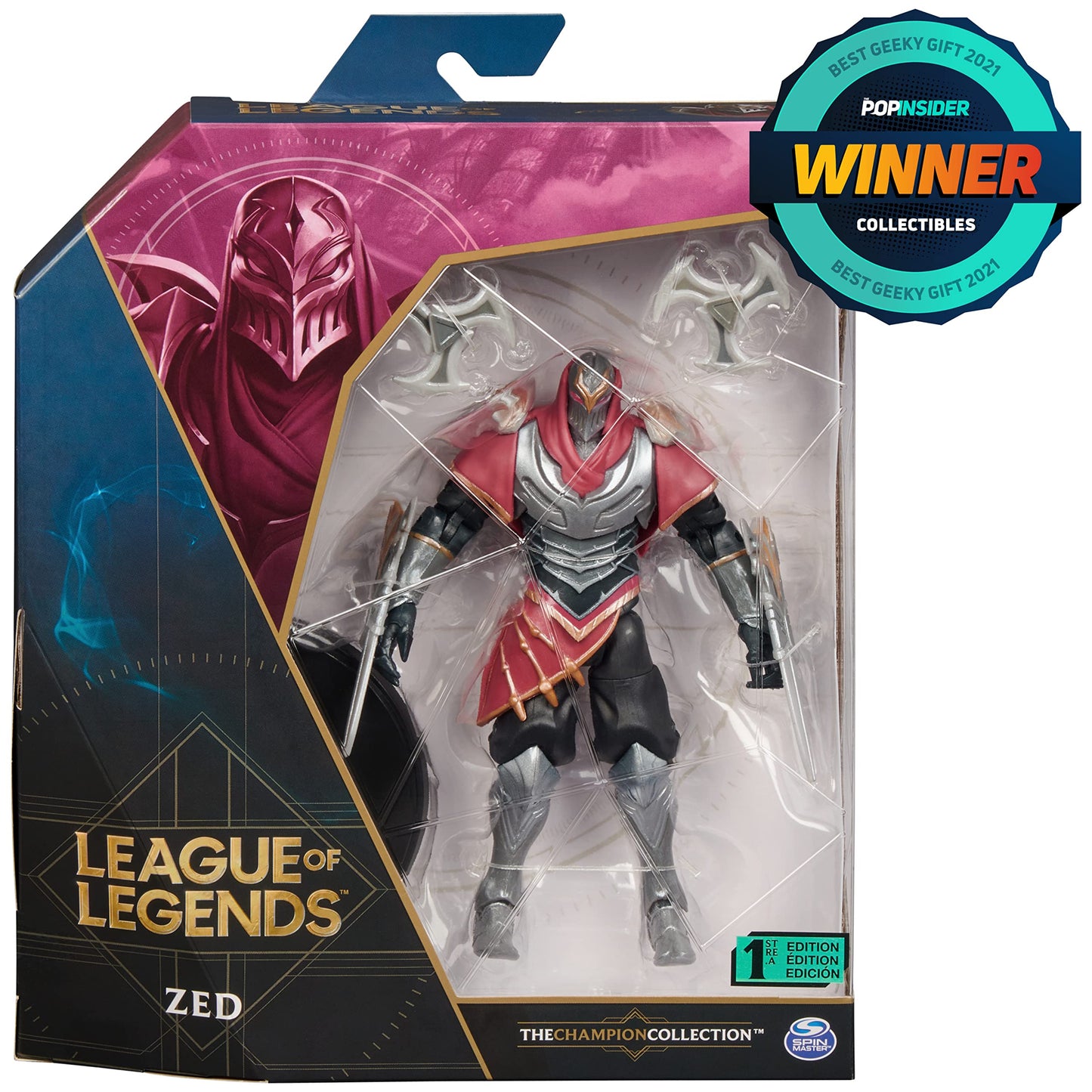 League of Legends Zed 6-Inch Collectible Figure – Collector-Grade Details and 2 Accessories